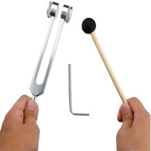 Diapason Thérapie Sonore pour Soulager le Stress Ensemble de Diapasons Ensemble de Diapasons avec Marteau à Réflexes