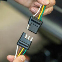 56584 5-Pins Aanhangerconnector Naar 7-Pins Aanhangerconnector Kabelboom (Lang 41 Inch) voor USCAR Voertuigzijde op Maat