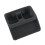 Per  per  110/90 Supporto per Bicchiere D'Acqua Wireless con Controllo Centrale, Antiscivolo, 22-24 cm, Nero 1