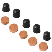Trombone Slide Silicone Protectors 10mm Trombone Spit Valve Cork Sealing Repairing Replacement Part Silicone End Tip