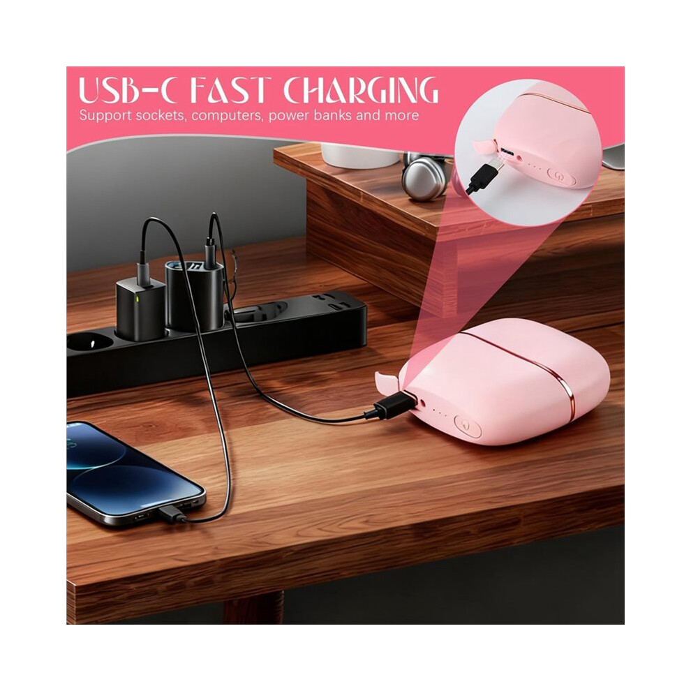 Tlily Straightener, Rechargeable Portable Hair Straightener Brush, 3-Control & Fast Heating Technology