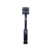 M.2 M-EKY High-Speed Extension Cable PCIe 4.0 M.2 NVMe SSD Extension Cable Silver-Plated Wires M.2 Vertical Socket 15cm