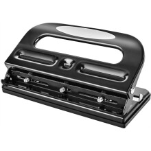 Hole Puncher for Loose-Leaf Paper,Adjustable 3-Hole Punch for Document Paper,3 Hole Punch,Adjustable,30 Sheet Capacity
