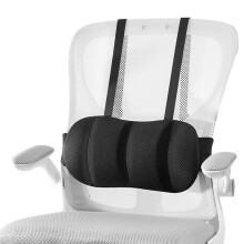 Lumbar Support Pillow for Office Chair and Car,Back Support for Office Chair Cushion,Adjustable Straps Securely