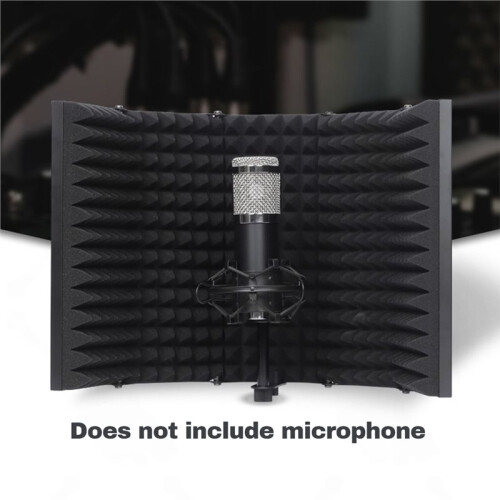 Panel Reflection Filters Studio Recording Microphone Isolation Shield Suitable for Any Condenser Mic Five Doors 1