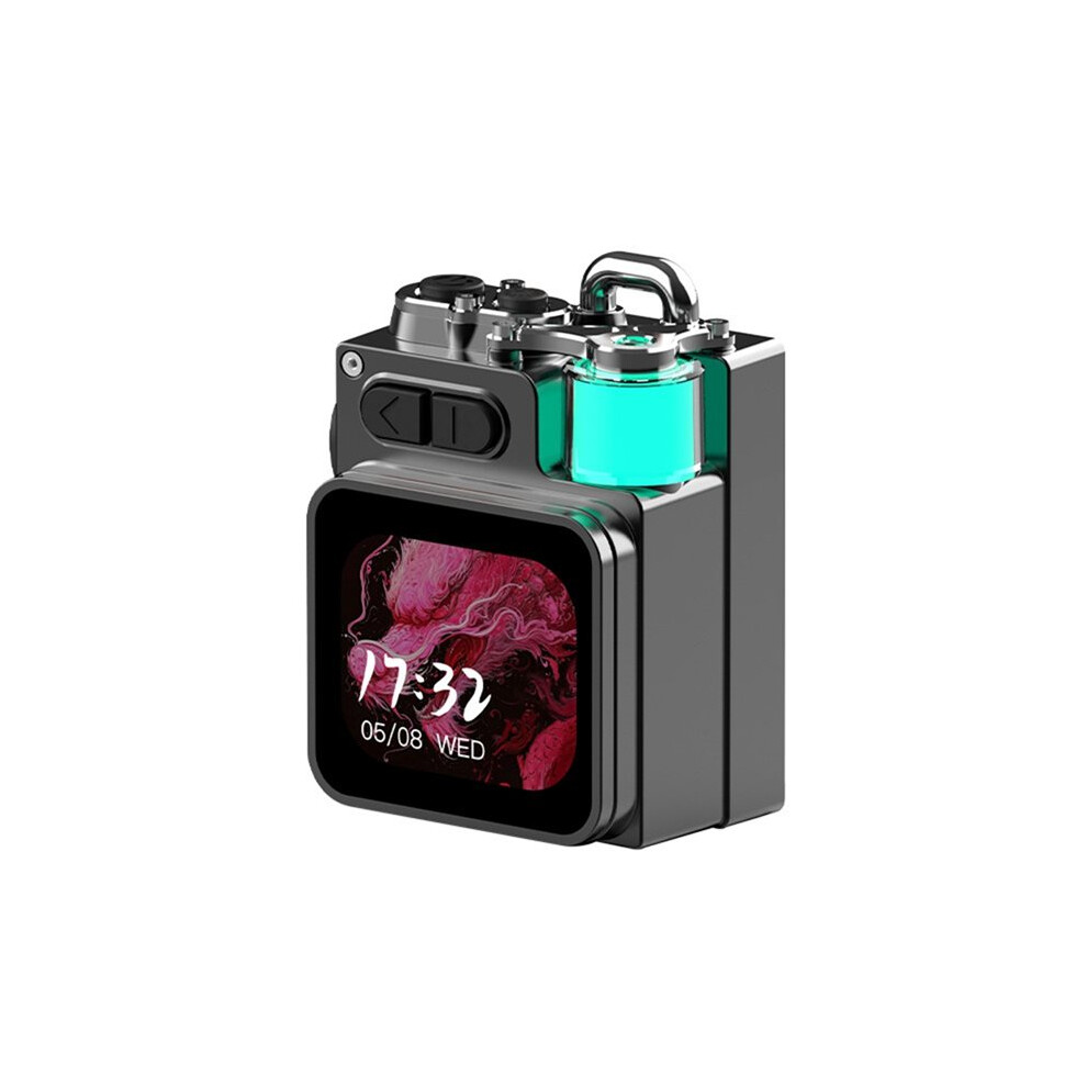 Wireless Metal Mechanical Speaker With Led Display Screen Rgb Desktop Subwoofer Support Calendar Clock 4711722076292