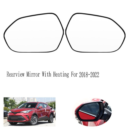 Espejo Retrovisor Lateral Calefactable con Lente Gran Angular para  CHR 2018-2022 2