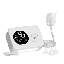 Aspirateur Nasal pour Bébé, Aspirateur Nasal à 9 Niveaux D'Aspiration, Aspirateur Nasal Électrique, Fonction Apaisante avec Comptines