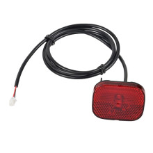 Fanale Posteriore Parafango Posteriore per Scooter Elettrico per 4 Go Lampada di Sicurezza Lampeggiante A LED di Sicurezza del Freno Spia di