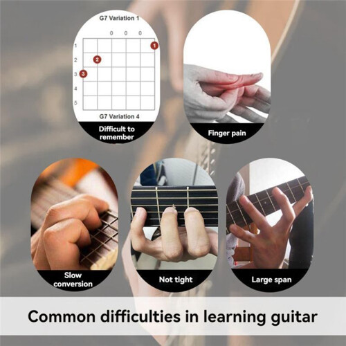 Coustic Guitar Aid Tool Beginner Trainer Practice Tool Guitar Auxiliary Artifact Guitar Teaching Aid for Beginners 1