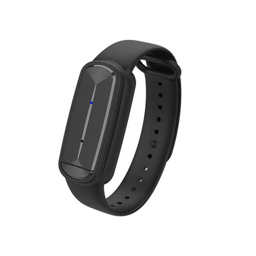 Kepptory M90 Mosquitoes Repeller Bracelet Wrist Band Ultrasonic Bugs Repel Wristband Rechargeable Electronic Wrist Bracelet Black
