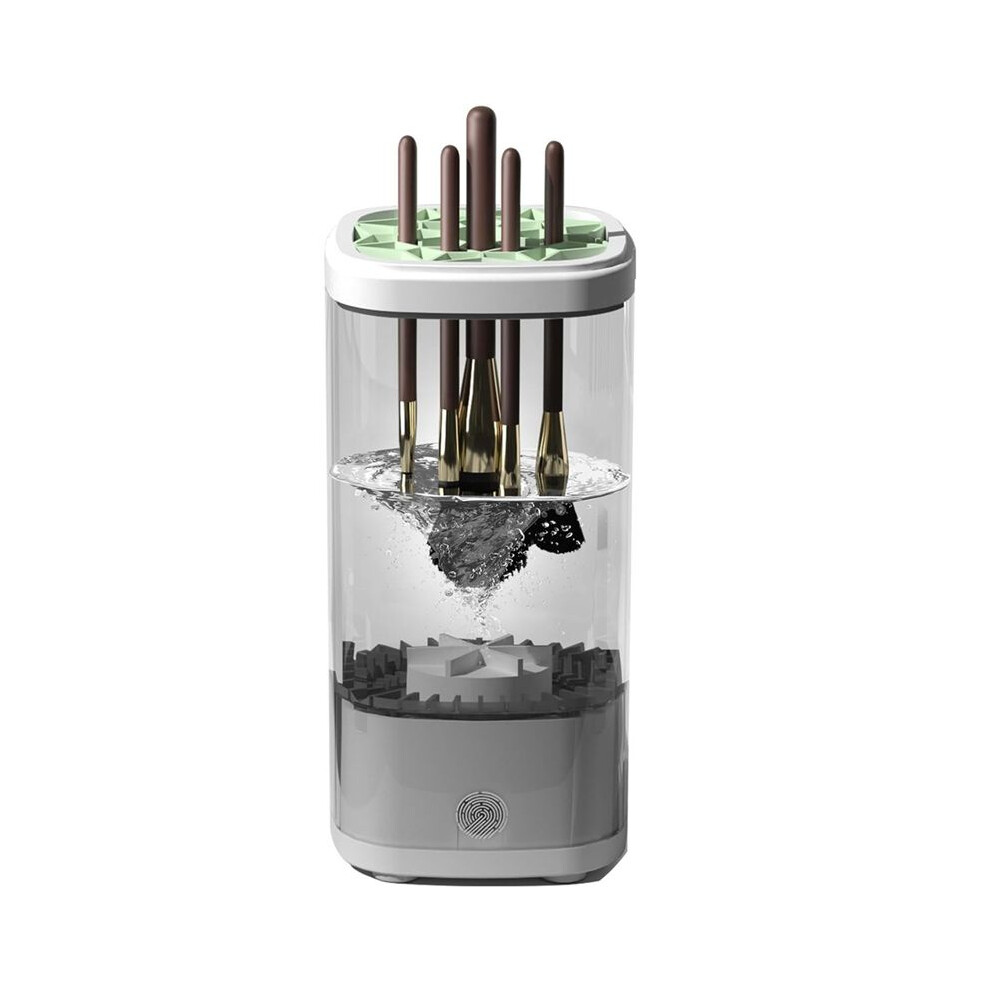 Tlily Electric Makeup Brush Cleaner Machine Automatic Makeup Brush Washer & Holder Quick Efficient For Deep Cleaning