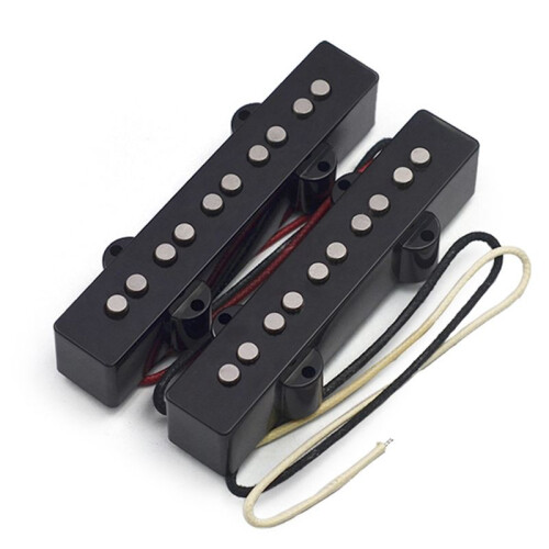Pick- Basse Électrique à Cinq Cordes, Pick- Ouvert à Simple Bobine, Pick- à Manche Noir 2