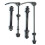 Bicycle Front and Rear Hollow Axle Quick Release Rod Front Axle Rear Axle Bead Rack Wheel Modification Accessories 7