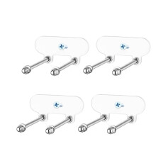 4 Pièces Support Mural en Acrylique pour Skateboard, Support Mural pour Skateboard, Cintre pour Skateboard, Affichage de Skis, Snowboards, Scooters,