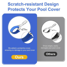 30Pcs Pool Cover Clips for Above Ground Pools, Pool Cover Clamps, Windproof Clips for Above Ground Pool Cover