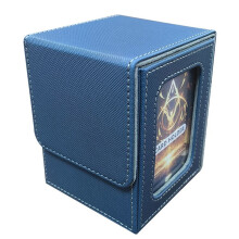 Display Card Box,Card Box Suitable for 100 Double Sleeve Cards,Large Capacity Portable Storage Card Box,A