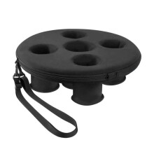 Drijvende Bekerhouder voor Zwembad, Drijvende Drinkbak met 5 Gaten, Drijvende Lade voor Poolparty'S, Strandspa, Bubbelbad, Drijvende Tool