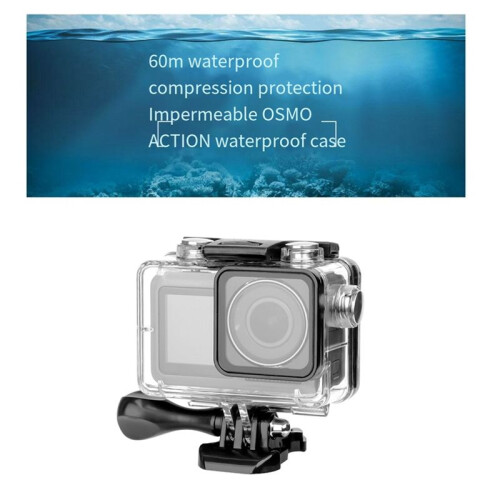 60m Depth Waterproof Diving Protective Case, Pressure-Resistant Protection, Impermeable ACTION Waterproof Case 1