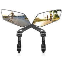 Bicycle Rearview Mirror, Adjustable Rotating Handlebar Mirror, Suitable for Mountain Bikes, Electric Scooters