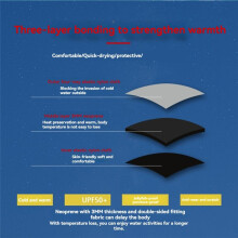 1 Paar 3 mm Neoprenhandschuhe, Rutschfest, Thermo-Neopren-Tauchhandschuhe, Surfhandschuhe zum Speerfischen, Schwimmen, L