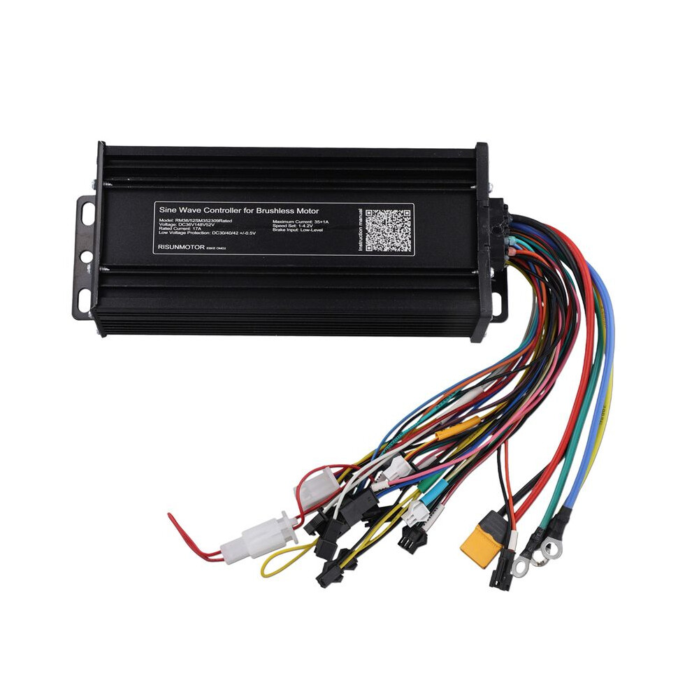 Electric Bike Sine Wave Ebike Controller For Electric Bicycle Tricycle Ebike E-Scooter 36V 48V 52V 35A 6032227008358