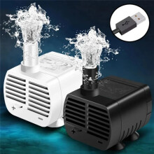 Bomba de Agua USB Silenciosa Bomba de Agua Sin Escobillas para Dispensador de Agua para Mascotas Fuente Rockery Tanque de Peces Bombas Sumergibles