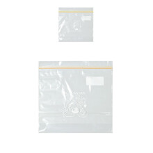 30 Small & 45 Large Food Storage Bags - Freezer Safe Self-Sealing Food Preservation Bags