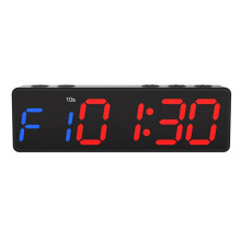 Tragbarer Fitness-Timer Intervall-Timer Training Fitness-Uhr Countdown//Stoppuhr Magnetischer Wiederaufladbarer USB-Fitness-Timer A
