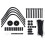 152 Pcs Cable Management Cord Organizer Kit, Include Self Adhesive Cable Organizer Clips, Cable Sleeves Management Clips 1