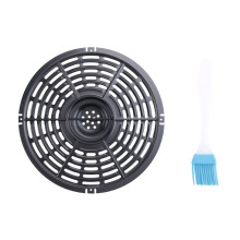 Parti per Friggitrice Ad Aria, Piastra per Griglia per Padella Ad Aria Accessori per Friggitrice Ad Aria Antiaderente Rack per Friggitrice Ad Aria con