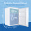 Igenix Freestanding Under Counter Fridge, Igenix IG155W 3
