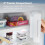 Igenix Freestanding Under Counter Fridge, Igenix IG155W 7