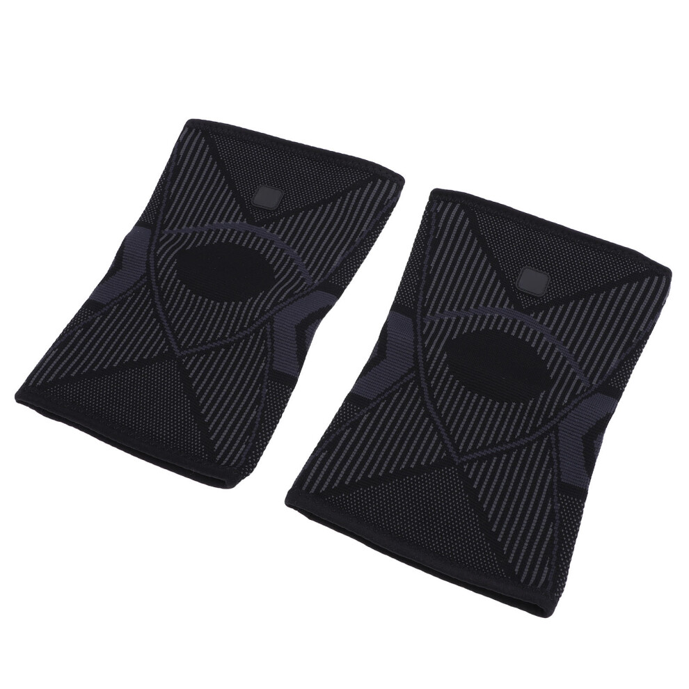 Black Knee Brace For Pain Nylon Anti Slip Breathable Compression Xl