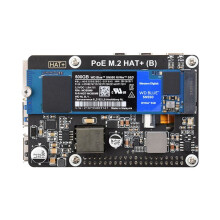 Per Raspberry Pi 5 PCIe A M.2 con Scheda di Espansione PoE Supporta NVMe Compatibile con Dischi Rigidi M.2 2230/2242/2260/2280