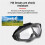 2pcs Goggles Outdoor Sport Glasses Game Clear Goggles 10