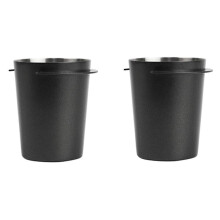 2 Pcs Coffee Dosing Cup Stainless Steel Coffee Dosing Cup Coffee Coffee Machine Accessories Smelly Smelling Cup 51mm