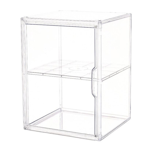 Display Stand Transparent Ladder Model Storage Box Hand Puppet Display Box 27x25.5x36CM 1