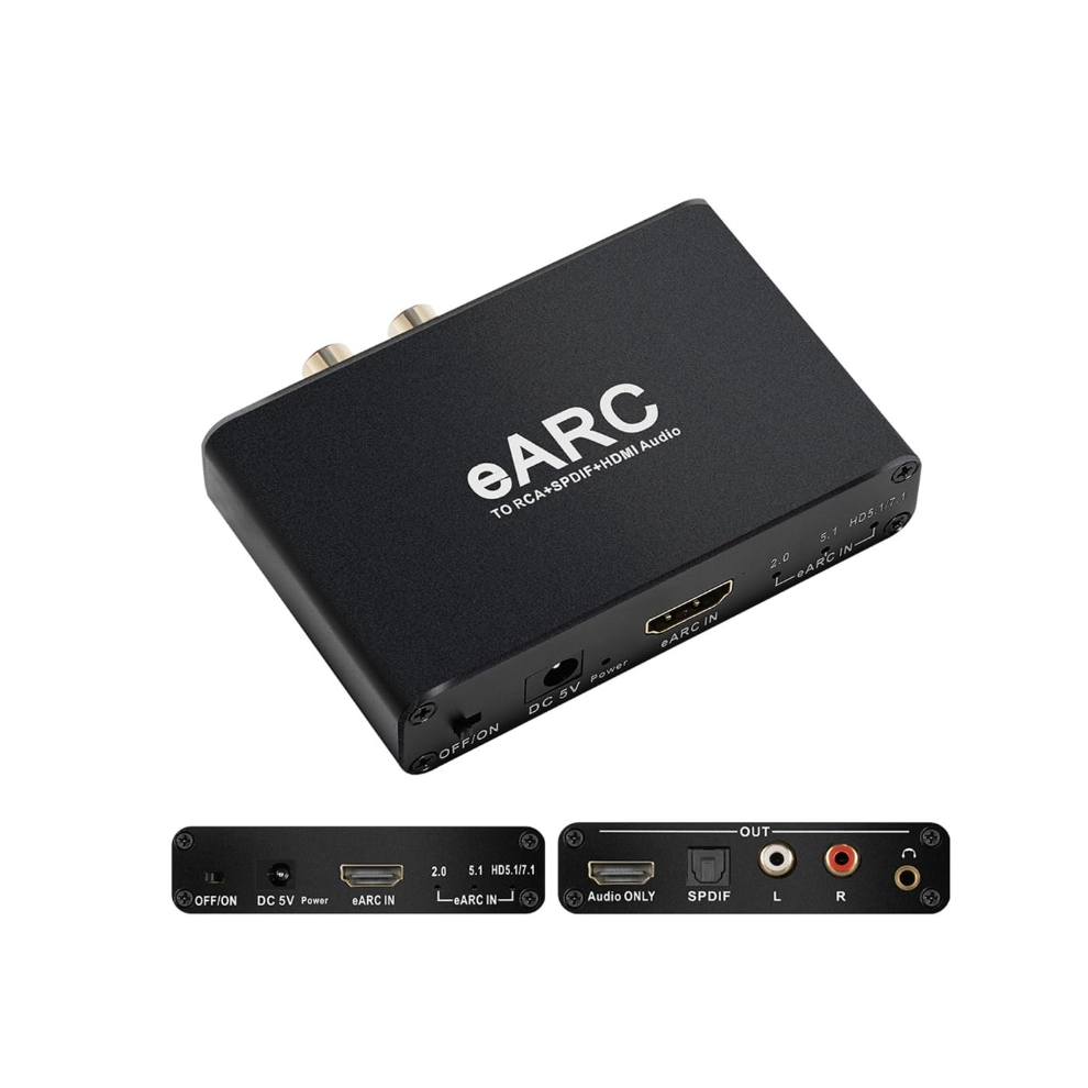Kompatibler Earc Arc Audio Extractor 192Khz Konverter Zum Adapter Für D Torribaly 4851470982961