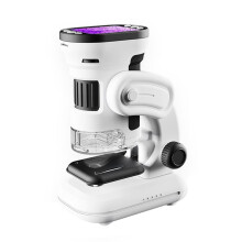 Microscópio Eletrônico Digital com Visor para Lupa de Alta Definição, Brinquedos de Ensino de Ciências, Presente para Crianças