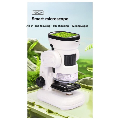 Digital Electronic Microscope with Display for High Definition Magnifier Science Teaching Toys Gift for Kids 1