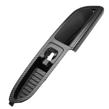 Panel Przełącznika Podnoszenia Szyby Przednich Drzwi Samochodu dla Escape C-MAX 2013-2018 ABS Carbon Fibre Bezel Prawa