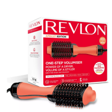 Bürste mit Luftstrom - REVLON - RVDR5222AE ONE STEP - Limitierte Auflage - Volumizing und Trocknung - 2 Temperaturen - Aprikose