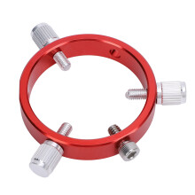 60 mm Anillo guía de metal macizo, 6 agujeros, Rojo, 1/4in M6