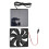 12W Solar Ventilation Fan Portable 1