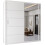 (White, 180cm) Ankara Double Sliding Wardrobe 2