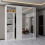 (White, 203) Ankara Double Sliding Wardrobe 3