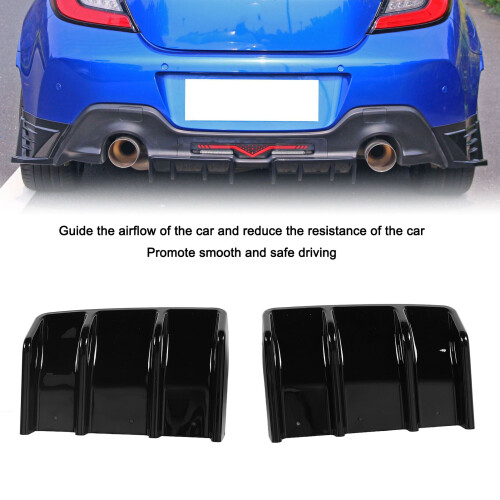 Heckstoßstange Lippe Glänzend Schwarz für BRZ ZD8