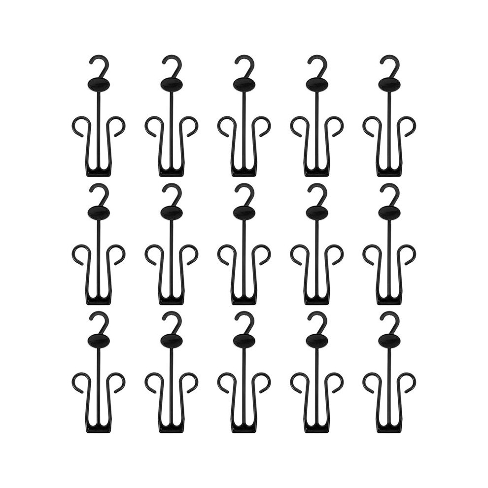 15Packs Shoe Display Hook Hanging Shoe Organizer Shoes Drying Rack Shoes Hanger for Shop Home Supermarket Mall