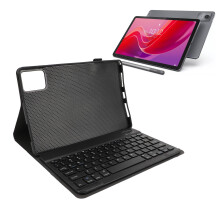 Étui clavier Bluetooth léger de 11 pouces avec porte-stylo, batterie de 200mAh, en noir